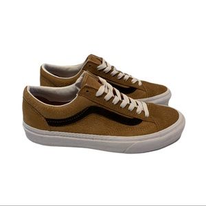 VANS Old Skool Camel Style Leather Grain